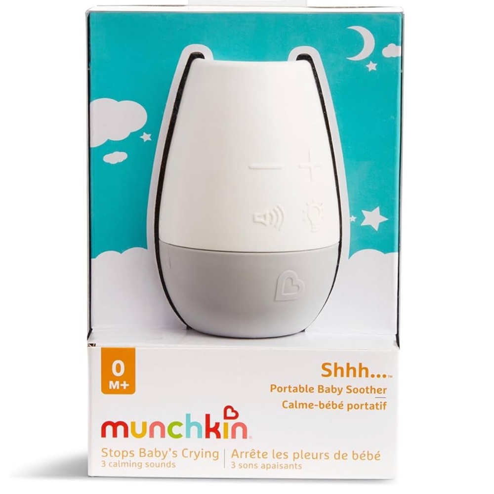 Munchkin Shhh… Baby Sleep Soother White Noise Sound Machine and Night Light
